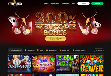 Cherry Gold slots AUD pokies logo